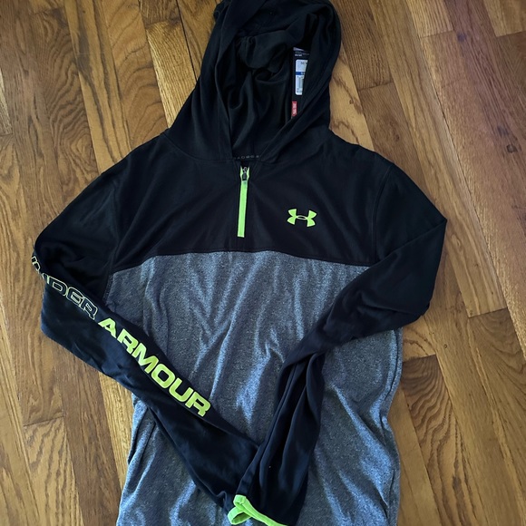 NWT Under Armour YXL Threadborne Lightweight Hoodie - Picture 1 of 5